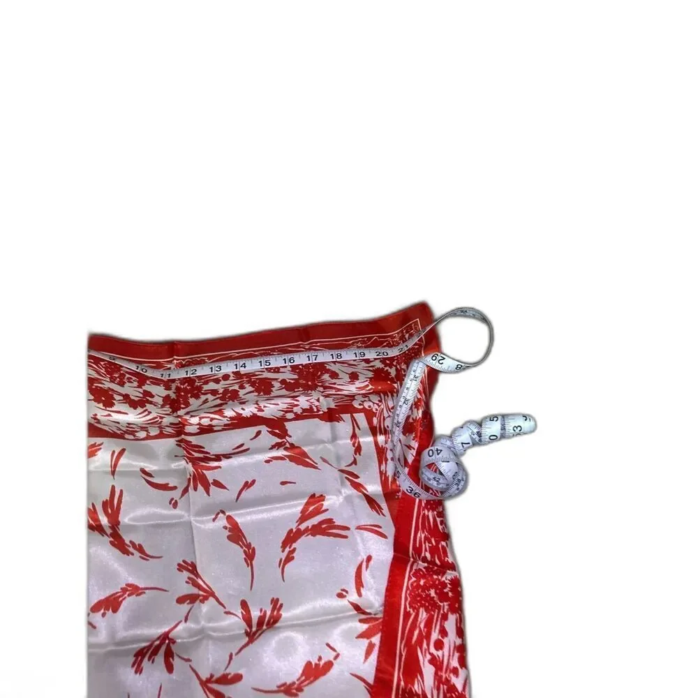Giancarlo Paoli Vintage Floral Acetate Scarf